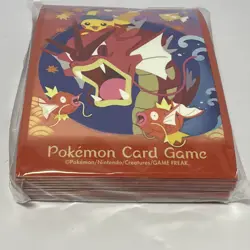 Hiroshima's Pikachu Shiny Gyarados Sealed New 64 Sleeves Pokemon Center Japanese - Image 3