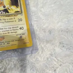 Pokemon Raichu 80 HP Neo Revelation 21/64 Rare Regular Stage 1 2000 TCG - Image 3