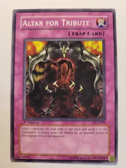 Altar for Tribute - DCR-095 - 1st Edition - Yu-Gi-Oh LP BULK DISCOUNT MUSTBUY 2+ - Image 1