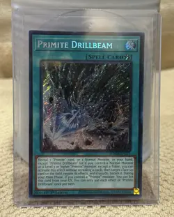 YUGIOH Battle of Legends Monster Mayhem Primite Drillbeam BLMM-EN173 Secret Rare - Image 1
