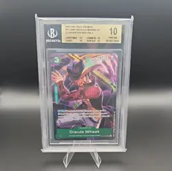 One Piece CCG Dracule Mihawk Illustration Bx. Vol. 4 Promo ST12-003 BGS 10 - Image 1