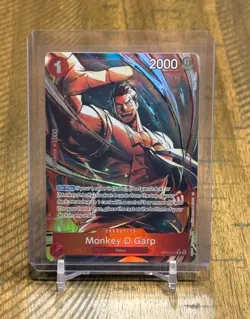 Monkey.D.Garp (Alternate Art) OP13-016 One Piece Carrying On His Will Foil... - Image 1