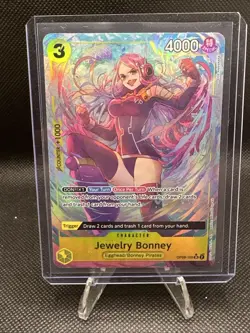One Piece Jewelry Bonney OP08-105 SR Parallel Foil - Two Legends NM ENGLISH - Image 1