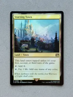 Starting Town #289 FOIL - MTG Final Fantasy FIN - NM / Unplayed - Image 3