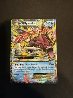 Pokemon TCG M Gyarados EX Card 27/122 Breakpoint MP/HP Condition - Image 1