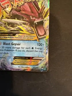 Pokemon TCG M Gyarados EX Card 27/122 Breakpoint MP/HP Condition - Image 5