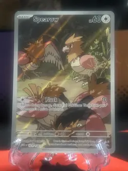 Pokemon TCG Spearow 151/132 S&V Mega Evolution Illustration Rare 2025 NM Card - Image 1