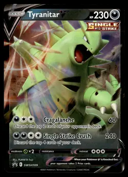 Tyranitar V SWSH109 SWSH: Sword & Shield Promo Cards Pokemon - Image 1