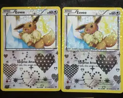 4 Eevee RC14/RC25 Legendary Treasures Lot 7 Cards Total - Image 2