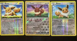 4 Eevee RC14/RC25 Legendary Treasures Lot 7 Cards Total - Image 4