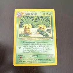 Pokemon Exeggutor 13/18 Southern Islands Promo Regular 70 HP English Card - Image 1