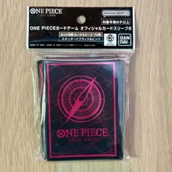 Official One Piece Card Game Sleeves Vol. 6 (Standard Black / Pink) - Image 1