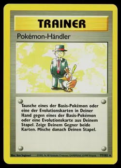 Pokemon Card - Pokemon Trader GERMAN Base Set 77/102 Rare - Image 1