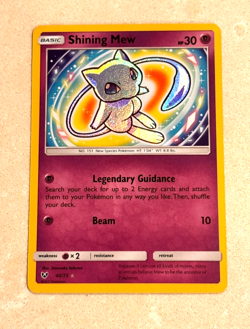 Pokemon Card Shining Mew Shining Legends Shiny Holo Rare 40/73 LP - Image 2