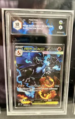 Mega Charizard X ex SAR 110/080 Inferno X M2 Pokemon Card Japanese 2025 Graad 10 - Image 1