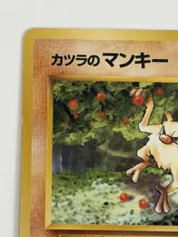 Blaine's Mankey No.056 Gym Challenge vintage Old back Japanese Pokemon Card - Image 2