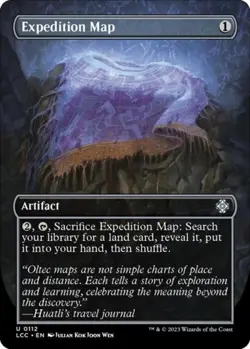 MTG English Expedition Map (Borderless) NM Foil - Image 1