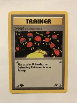 SLEEP! - 79/82 - 1st Edition Team Rocket - Common - Pokemon Card - NM - Image 1