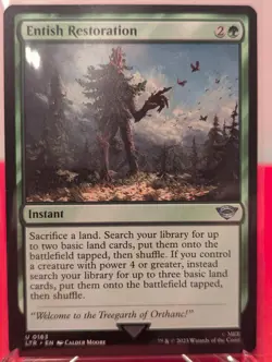 Entish Restoration 163 The Lord of the Rings: Tales of Middle-earth MTG NM - Image 1