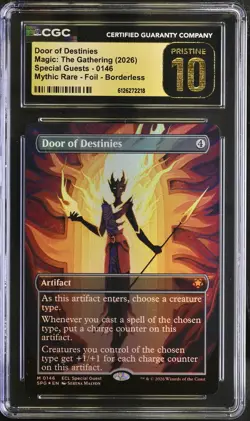 DOOR OF DESTINIES Special Guests Foil Mythic CGC Pristine 10 MTG [Nostalgium] - Image 1