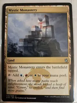Mystic Monastery (236/269) Khans of Tarkir KTK MTG Magic NM HUGE BULK DISCOUNTS! - Image 1