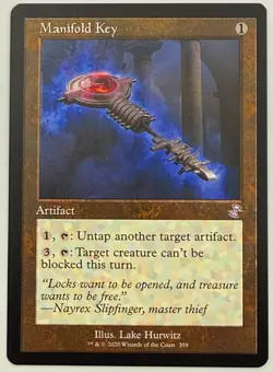 Manifold Key Time Spiral Remastered Timeshifted Retro Frame MTG Magic NM/MINT - Image 1