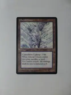 MtG Ice Age Glacial Chasm NM $0.75 Flat Shipping VCT124126 - Image 1
