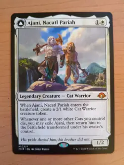 MTG Ajani, Nacatl Pariah Modern Horizons 3 Regular NON foil Rare NM - Image 1