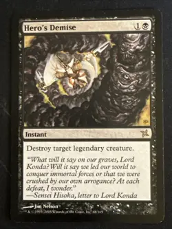 1x Hero's Demise (68) Saviors of Kamigawa LP MTG Magic the Gathering x1 MKE - Image 1