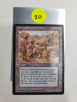 MTG: Alliances: Soldevi Excavations: Lightly Played Condition - Image 1