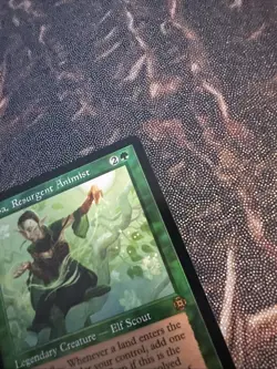 Nissa, Resurgent Animist Retro MTG MAT 072 Mythic Landfall EDH Elf Elemental NM - Image 4