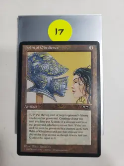 MTG Helm of Obedience Alliances, Magic The Gathering NM - Image 1