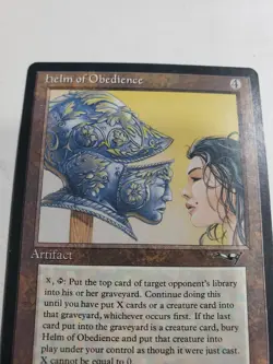 MTG Helm of Obedience Alliances, Magic The Gathering NM - Image 2