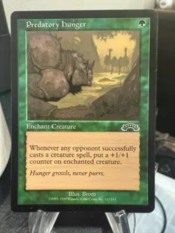 MTG Magic the Gathering Exodus Predatory Hunger - Image 1