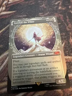 Gandalf the White Foil Showcase Mythic Lord of the Rings (LTR) MTG - Image 1