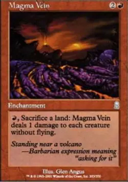 Magma Vein - Odyssey #203/350 MTG Magic The Gathering - Image 1