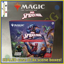 MTG Marvel's Spider-Man Sealed Case of 4x Scene Boxes - PRESALE For 9/26/25 - Image 1