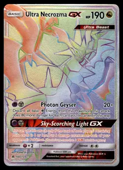 2018 Pokemon Sun & Moon - Forbidden Light Ultra Necrozma-GX #140 Light Play - Image 1