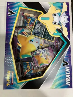 Pokemon Jirachi V Box Collectible Card Game Booster Packs Rare Cards Bundle - Image 1