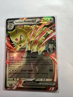Pokemon TCG Team Rocket's Persian ex SVP 218 Black Star Promo English - Image 1