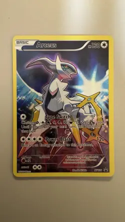 Pokemon Arceus Full Art ULTRA RARE XY116 Black Star Promo Holo Near Mint NM/VLP - Image 1