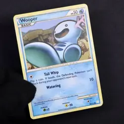 Wooper 88/123 HeartGold SoulSilver 2010 Pokemon Card LP - Image 3