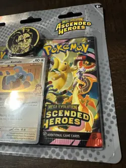 Pokemon Ascended Heroes Mega Evolution Kit Promo Komala Card Sealed TCG - Image 4