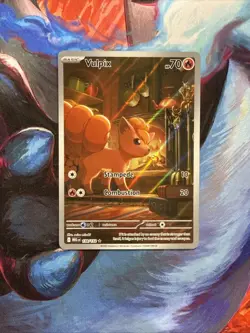 Vulpix 138/132 Me01: Mega Evolution Illustration Rare 70 HP Holo Pokemon TCG - Image 1