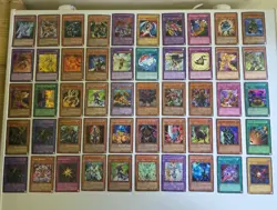 Lot Of 50 Mixed Yu-Gi-Oh! Cards VTG Holo Rare - Image 1