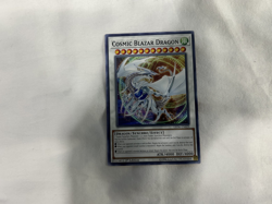 STARDUST SIFR DIVINE DRAGON SECRET RARE + COSMIC BLAZAR DRAGON YUGIOH 5DS YUSEI - Image 3