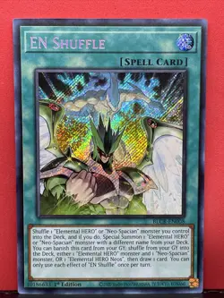 EN Shuffle BLCR-EN008 - Yugioh Crystal Revenge 1st Edition Secret Rare NM/M - Image 1