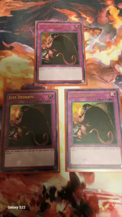 YUGIOH JUST DESSERTS LCKC-EN105 ULTRA x3 - Image 1