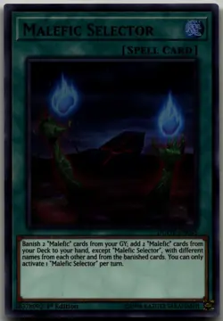 Malefic Selector Ultra Rare Duel Overload DUOV-EN045 LP - Image 1