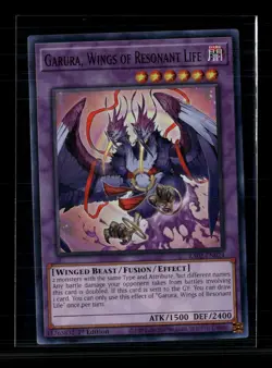 Yu-Gi-Oh! Garura, Wings of Resonant Life SR RA02-EN024 1st Edition - Image 1